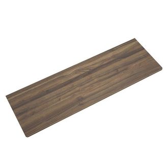 Saniclass Tops Topblad - 160x1.2x46cm - afgeronde hoeken - noten (hout)