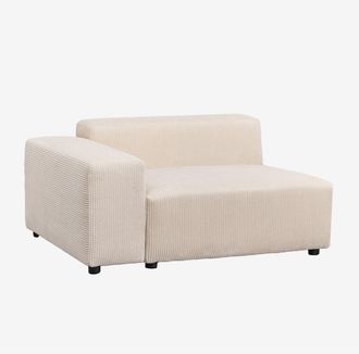 Sklum M&oacute;dulo Esquinero Izquierdo 135x113 Cm Con Reposabrazos Bajo Para Sof&aacute; Modular Bruna Sklum