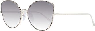 Sting Womens Cat Eye Sunglasses Metal Frame Gradient Lenses - Light Grey - One Size