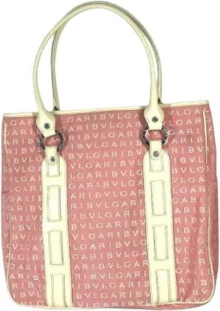 Bulgari Pre-owned Vintage Schoudertas - Dames - Vintage Schoudertas - Roze - ONE Size - Leer - Vintage