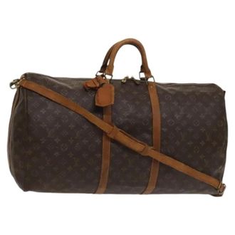 Louis Vuitton Tweedehands Canvas Louis Vuitton tassen - Dames - Pre-owned - Bruin - Maat: ONE Size Leer