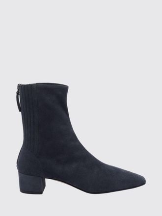 Aquazzura Saint Honor&egrave; Suede Ankle Boots with Square Toe