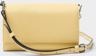 Simons Womens Crossbody Bag bifold faux-leather wallet