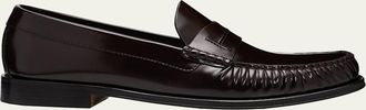 Tom Ford Mens Oliver Leather Penny Loafers