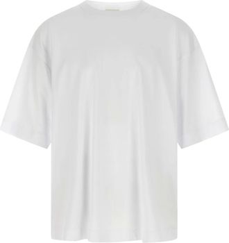 Dries Van Noten Heren, Tops, Wit, Maat: L Katoen