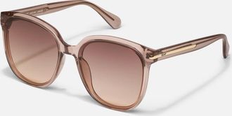 Quay Womens Rent Free Sunglasses In Doe/brown
