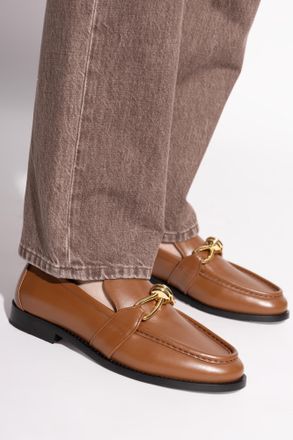 Bottega Veneta Astaire Loafers Shoes, Womens, Brown