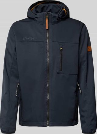 Camel Active Jacke mit Rei&szlig;verschlusstaschen in Marine, Gr&ouml;&szlig;e 48