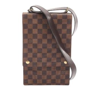 Louis Vuitton Pre-owned Cross Body Bags, female, Brown, Size: ONE SIZE Pre-owned Portobello Damier Shoulder Bag