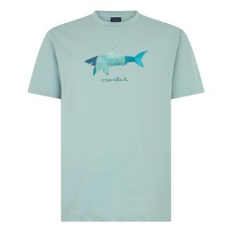 Paul & Shark Paul & Shark, T-Shirts, male, Blue, Size: XL Cotton T-shirt