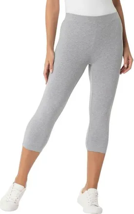 Coolibar Monterey Summer Capris, UPF 50+ Sun Protection in Grey Heather at Nordstrom, Size Xx-Small
