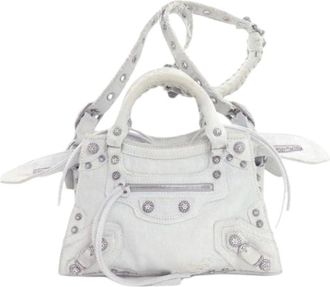 Balenciaga Pre-owned Handbags, female, Blue, Size: ONE SIZE Pre-owned Vintage Handbag Pouch