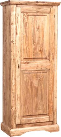 Biscottini International Bargue&ntilde;o De Estilo Country De Madera Maciza De Tilo Con Efecto Natural 72x40x173 Cm