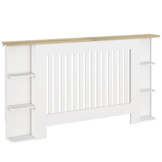 HOMCOM Cubre radiador 152x19x83 cm blanco