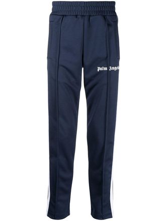 Palm Angels Trainingsbroek met logoprint - Blauw
