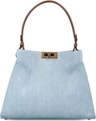 Fendi Mujer, Bolsos, Azul, Talla: ONE Size