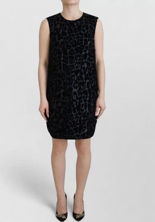 Dolce & Gabbana leopard-print sleeveless knee-length dress
