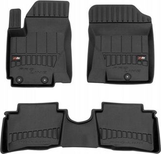 OEM Alfombras, Felpudos, Felpudos De Goma, Hyundai I20 1 2008-2015, Canaleta 3d