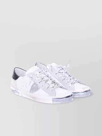 Philippe Model leather low-top sneakers