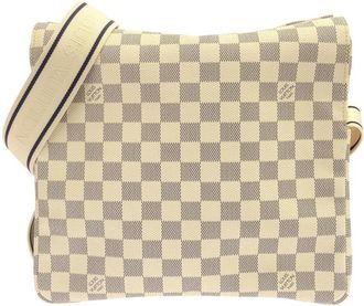 Louis Vuitton Damier Azur Azur Coated Canvas Shoulder Bag (Pre-Owned)