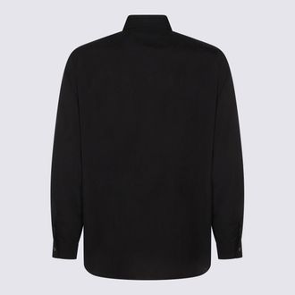Lardini Mens Shirts Nero Tencel Li
