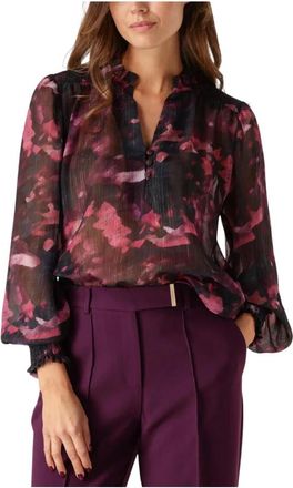 Aaiko Stella Winter Bloom - Dames - Blouses - Veelkleurig - XS - Polyester - Overhemden