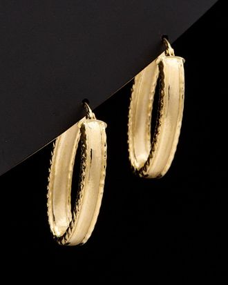 Italian Gold, Inc 14K Italian Gold Oval Hoops