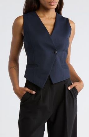 Rag & Bone Velma Ponte Vest in Navy at Nordstrom Rack, Size 12