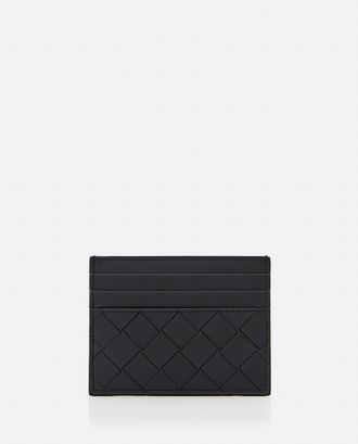 Bottega Veneta Portacarte In Pelle Intrecciato
