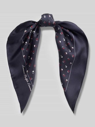 Lauren Ralph Lauren Tuch aus reiner Seide in Dunkelblau, Gr&ouml;&szlig;e 1