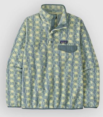 Patagonia LW Synch Snap-T Half-Zip Felpa in Pile blu