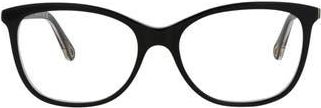Chlo&eacute; Core 52mm Optical Glasses in Black Black Transparent at Nordstrom Rack