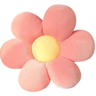 OEM Coj&iacute;n Decorativo Con Forma De Flor Para Coche, Sof&aacute;, Cama, Silla (50 Cm, Verde Y Blanco)