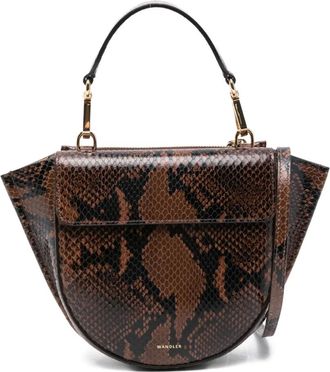 Wandler Borsa Hortensia mini - Marrone