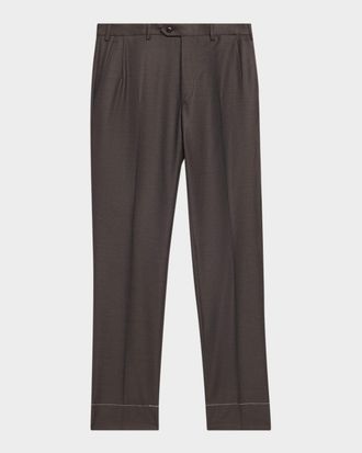 Brioni Men & apos;s Wool and Cashmere Sharkskin Two-Piece Suit