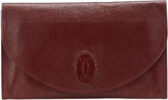 Cartier Pre-owned Clutches, female, Brown, Size: ONE SIZE Pre-owned Leather clutches
