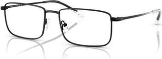 A|X Armani Exchange 56mm Rectangle optical glasses in Black at Nordstrom