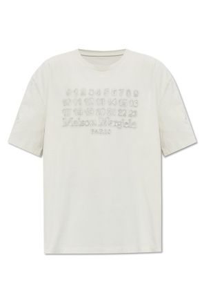Maison Margiela T-shirt In Grey Cotton