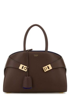 Ferragamo Brown Hug Satchel