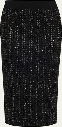 Veronica Beard Corbin Knit Midi Skirt