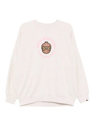 Fingercroxx graphic-print sweatshirt - women - Cotton - S - Neutrals