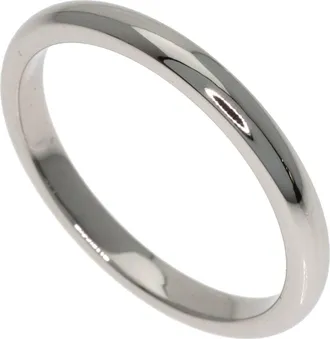 Van Cleef & Arpels Platinum 950 Band Ring (Pre-Owned)