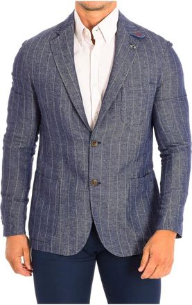 La Martina Formal Blazer - Heren - Business blazers - Blauw - S - Katoen - Kostuums