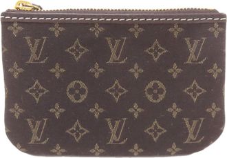 Louis Vuitton Monogram Idylle Fusain Monogram Idylle Coin Purse/Coin Case (Pre-Owned)