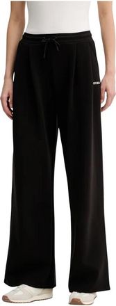 Guess Jasmine Wijde Trainingsbroeken - Dames - Sweatpants - Zwart - XS - Broeken