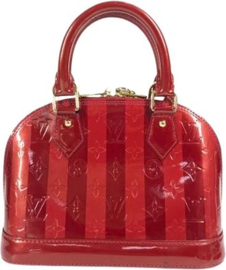 Louis Vuitton Pre-owned Handbags, female, Red, Size: ONE SIZE Pre-owned Vintage Red Leather Handbag