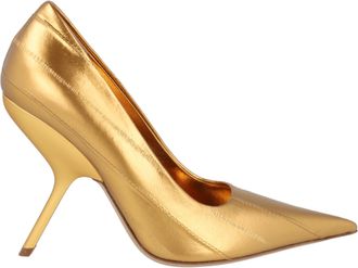 Ferragamo Eva X5 Metallic Leather Pumps