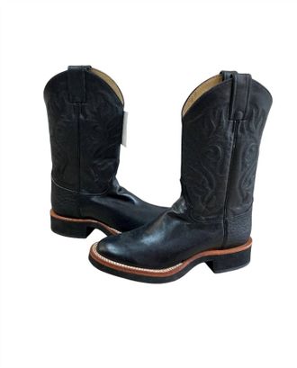 Justin Womens J-Flex Round Toe Boots In Black
