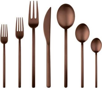 Mepra Due Flatware Set - 32 Pieces in Ice Bronze at Nordstrom