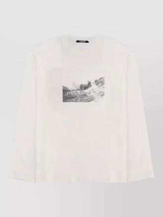 Jacquemus le paysan long sleeve graphic t-shirt